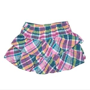 Ralph Lauren Toddler 12 Months Skirt Ruffle Pink Plaid